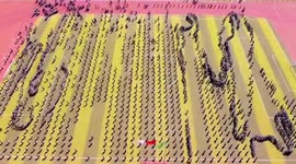 Thousands of students play real-life snake game in northern China