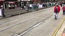 Colombians take to streets of Bogota to protest tax reform