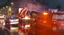 Mexico: Roof Over Aztec Temple Partially Collapses During Hail Storm In Mexico City 4