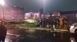 Mexico: Roof Over Aztec Temple Partially Collapses During Hail Storm In Mexico City 3