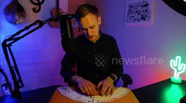 UK magician performs brilliant and funny sleight of hand routine