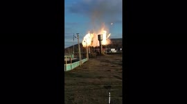 The explosion occurred on a gas pipeline Republic of Bashkortostan.