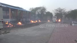 Authorities cremate 33 COVID-19 patients in a single day in central India