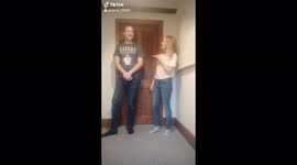 A couple do the 'I can dance, can you dance', trend. Not too well though