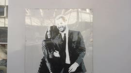Prince Harry And Meghan Markle Graffiti Artwork