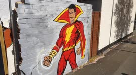 Fantastic Shazam Graffiti Artwork