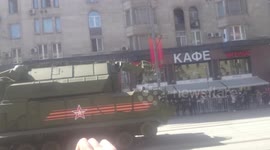 Preparation for the parade