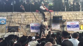 Lag B'Omer celebrations in Meron, Israel