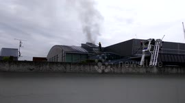 Fireman At Work In Soho's Wardour Street