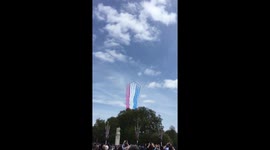 Red Arrow fly pass