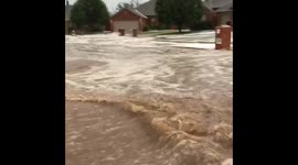 Severe flooding in Moore, Oklahoma