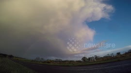 Mammatus Clouds At Sunset (1) Go Pro Footage