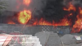 72 killed in huge blaze at shoe factory in Philippines