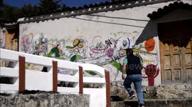 Graffiti in San Cristobal de las Casas, Chiapas, México