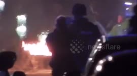 Scenes from new James Bond movie filmed in London