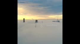 Brisbane in the clouds