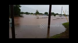 Flooding in Elk CIty, Oklahoma