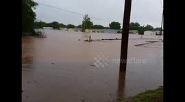Flooding in Elk CIty, Oklahoma