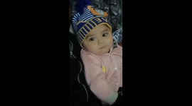 Baby cute smile