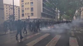 France: Labor Day Protesters And Riot Police Clash In Lyon 3