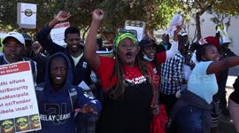 South Africa's trade unions march in Cape Town for Worker's Day