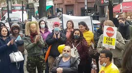 London mayoral candidates speak at Low Traffic Neighbourhood protest in Islington as residents say emergency vehicles are  being delayed in scheme.