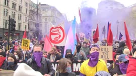 Thousands of 'Kill the Bill' protesters march through London on May Day