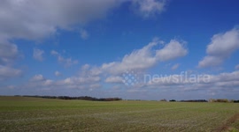 A Time-Lapse of Clouds over sprawling fields in Ontario, Canada!