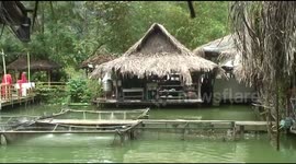 A very popular Fish Restaurant in Kuala Lumpa and fish being caught