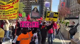 US: Thousands March In NYC To Mark International Labor Day