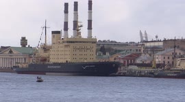 Icebreakers in St. Petersburg, Russia