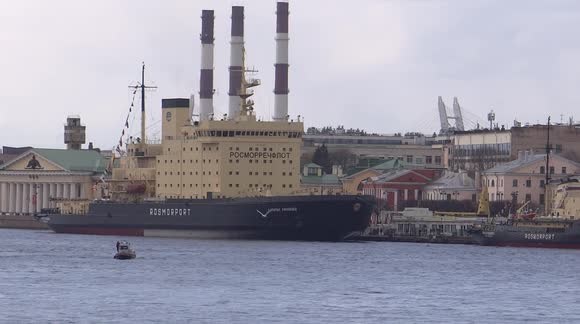 Icebreakers in St. Petersburg, Russia