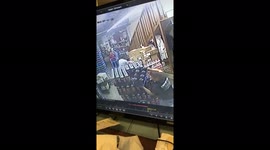 Pallet Of Soda Suddenly Falls For No Reason
