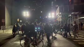 Black Lives Matter Protesters demand NYPD Officer Artem Prusayev be fired