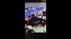 Bucket Of Change Falls Over By Itself