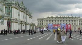 The Summer season opening in St Petersburg, Russia