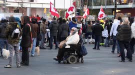 Anti-Lockdown Protest in Toronto