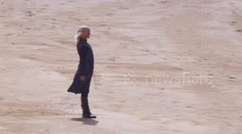 Matt Smith sports ice-blond wig in filming for 'GOT' sequel 'House of the Dragon'