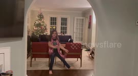 Cute Little girl rocks out to Taylor Swift in dance off