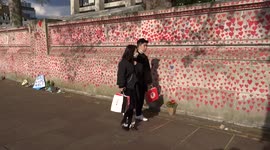 The National COVID Memorial Wall pays tribute to lives lost during the pandemic in the UK