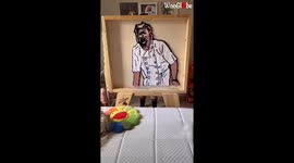 Skilful artist makes rugs in shape of Naruto and Gordon Ramsay