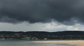 Time Lapse - Rotating Storm Clouds
