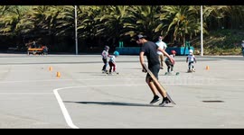 Skate Dance Longboard Dancing - Free Style in San Sebastian