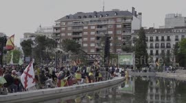 Campaign closing event of the Spanish far-right party VOX in Madrid