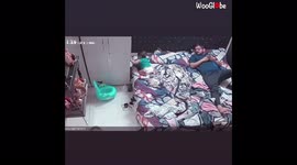 'Superhero Dad Saves Baby from Falling Off the Bed'