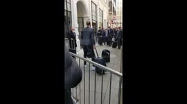 Sergio Ramos among Real Madrid players arriving at London hotel as he's 'passed fit' for Champions League clash against Chelsea