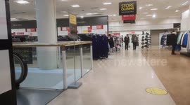 Eerie scenes at Debenhams in Romford for last big firesale before closing