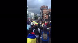 Colombia: People Gather In Bogota To Show Solidarity With Protesters In Cali