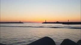 South Korea's donghae the sea beautiful sunrise the new year.