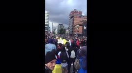 Colombians gather in Bogotá to honor victims of deadly tax reform protests